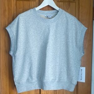 Athleta Gray Sleeveless Top